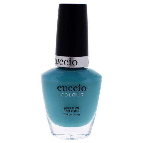 Cuccio Colour Nail Polish - Aquaholic by Cuccio for Women - 0.43 oz Nail Polish Supply