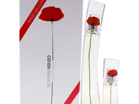 Kenzo Flower by Kenzo for Women - 2 Pc Gift Set 1.7oz EDP Spray, 0.5oz EDP Travel Spray Sale