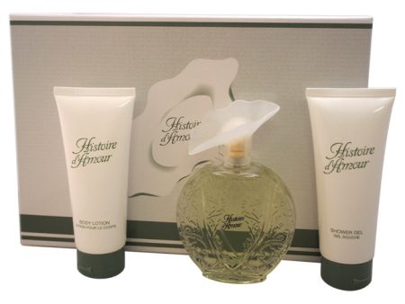 Aubusson Histoire DAmour by Aubusson for Women - 3 Pc Gift Set 3.4oz EDT Spray, 3.4oz Body Lotion, 3.4oz Shower Gel Online Hot Sale