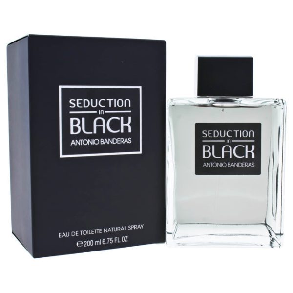 Antonio Banderas Seduction In Black by Antonio Banderas for Men - 6.75 oz EDT Spray Fashion