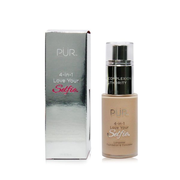 PUR (PurMinerals) 4 in 1 Love Your Selfie Longwear Foundation & Concealer - #LP4 Vanilla (Fair Skin With Pink Undertones)  30ml 1oz Hot on Sale