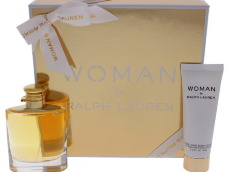 Ralph Lauren Woman by Ralph Lauren for Women - 2 Pc Gift Set 3.4oz EDP Spray, 2.5oz Perfumed Body Lotion Online Sale