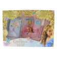 Disney Cinderella by Disney for Kids - 4 Pc Gift Set 3.4oz EDT Spray, 0.08oz Lip Gloss, 0.05oz Eye Shadow, Purse Nice Disney Sale