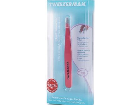 Tweezerman Slant Tweezer - Fashion Color Geranium Cheap