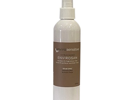 Envirocare EnviroSensitive Citrus Based Envirosan Hand & Surface Sanitiser Fragrance Free Mist 200ml Online Hot Sale