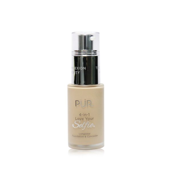 PUR (PurMinerals) 4 in 1 Love Your Selfie Longwear Foundation & Concealer - #LG5 Ivory (Fair Skin With Golden Undertones)  30ml 1oz Fashion