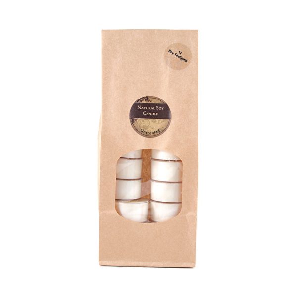 Livinia Natural s Soy Tea Light Candles x 12 Pack Online now