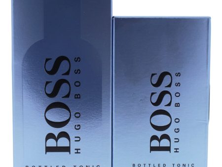 Hugo Boss Boss Bottled Tonic by Hugo Boss for Men - 2 Pc Gift Set 3.3oz EDT Spray, 8ml EDT Spray Sale