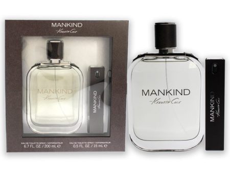 Kenneth Cole Mankind by Kenneth Cole for Men - 2 Pc Gift Set 6.7oz EDT Spray, 0.5oz EDT Spray Fashion