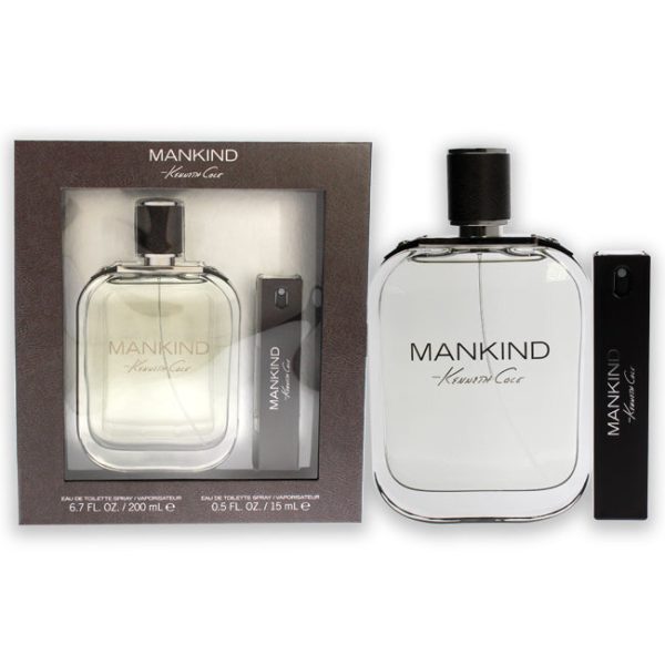 Kenneth Cole Mankind by Kenneth Cole for Men - 2 Pc Gift Set 6.7oz EDT Spray, 0.5oz EDT Spray Fashion