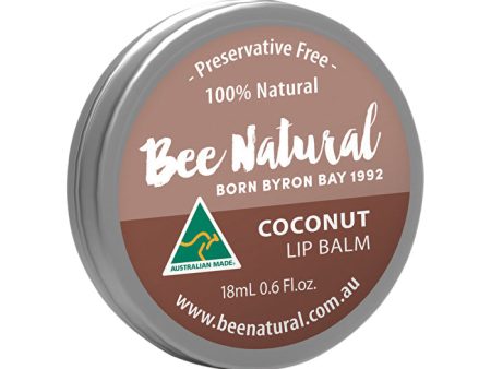 Bee Natural Lip Balm Tin Coconut 18ml Sale