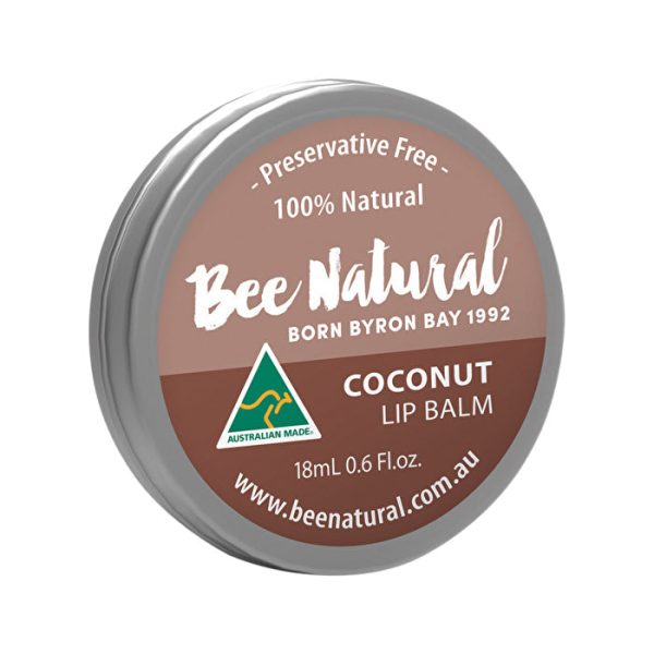 Bee Natural Lip Balm Tin Coconut 18ml Sale