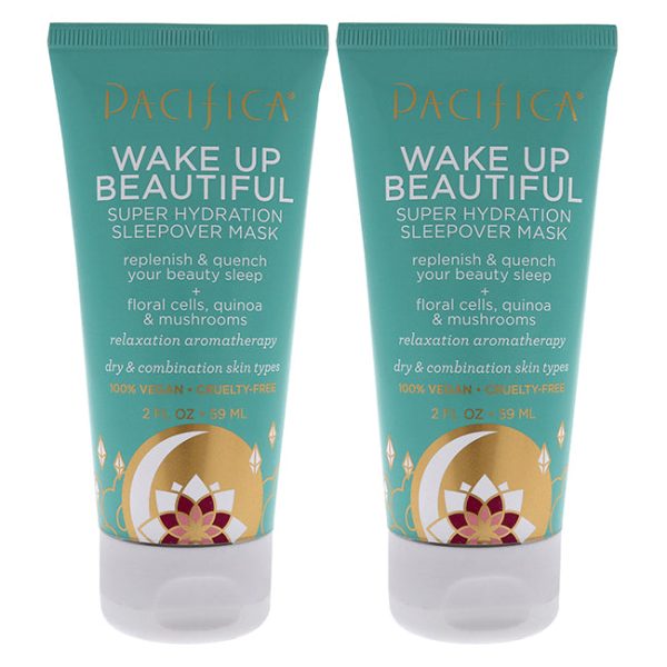 Pacifica Wake Up Beautiful Mask by Pacifica for Unisex - 2 oz Mask - Pack of 2 on Sale