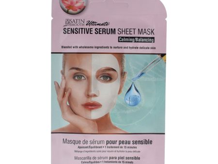 Satin Smooth Sensitive Serum Sheet Mask by Satin Smooth for Unisex - 0.84 oz Mask For Discount