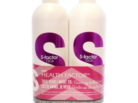 TIGI S-Factor Health Factor Daily Dose Kit by TIGI for Unisex - 2 Pc Kit 25.36 oz Shampoo, 25.36 oz Conditioner For Cheap