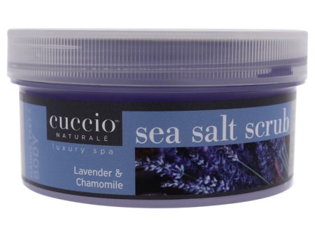 Cuccio Sea Salt Scrub - Lavender and Chamomile by Cuccio for Women - 19.5 oz Scrub Online Hot Sale