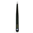 Rubis Tweezers Classic Swarovski - # Black With Sapphire Swarovski Gem on Sale