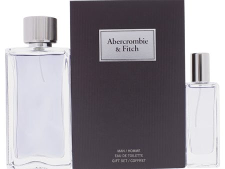 Abercrombie and Fitch First Instinct by Abercrombie and Fitch for Men - 2 Pc Gift Set 3.4oz EDT Spray, 0.5oz EDT Spray For Sale