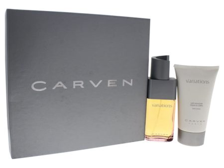 Carven Variations by Carven for Women - 2 Pc Gift Set 3.3oz EDP Spray, 5.07oz Body Lotion For Sale