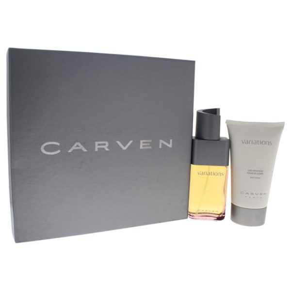 Carven Variations by Carven for Women - 2 Pc Gift Set 3.3oz EDP Spray, 5.07oz Body Lotion For Sale