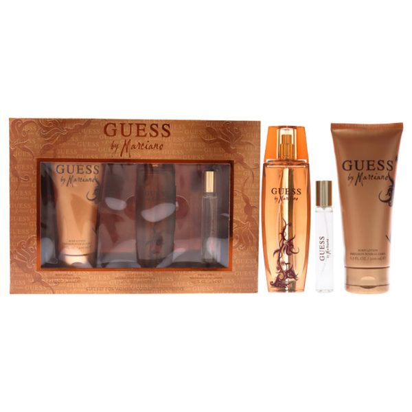 Guess Guess by Marciano by Guess for Women - 3 Pc Gift Set 3.4oz EDP Spray, 0.5oz Travel Spray, 6.7oz Body Lotion Online now