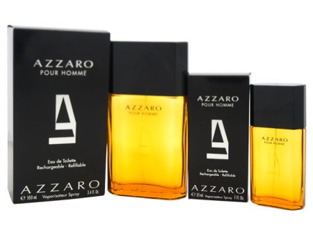 Azzaro Loris Azzaro by Azzaro for Men - 2 Pc Gift Set 3.4oz EDT Spray, 1oz EDT Spray Sale