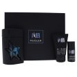 Thierry Mugler Angel Men by Thierry Mugler for Men - 3 Pc Gift Set 3.4oz EDT Rubber Spray, 1.7oz Hair and Body Shampoo, 0.7oz Deodorant Stick For Cheap