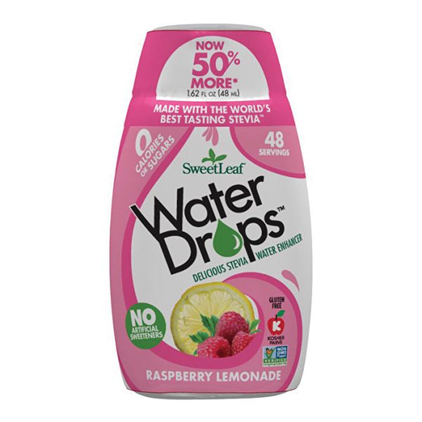 Sweet Leaf Stevia Water Drops Raspberry Lemonade 48ml Supply