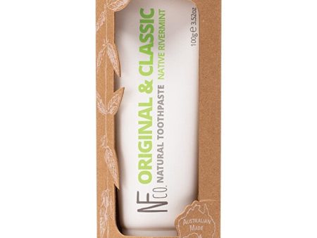 The Natural Family Co . Natural Toothpaste Original & Classic (with Native Rivermint) 100g Cheap