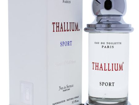 Yves De Sistelle Thallium Sport by Yves De Sistelle for Men - 3.3 oz EDT Spray (Limited Edition) Cheap