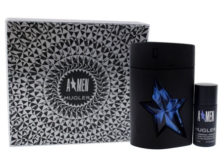 Thierry Mugler Angel by Thierry Mugler for Men - 2 Pc Gift Set 3.4oz EDT Spray, 0.67oz Deodorant Stick Online