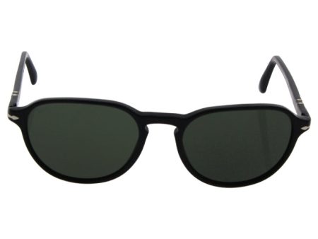 Persol Persol PO3053S 9014 31 - Black Green by Persol for Men - 54-19-145 mm Sunglasses For Sale