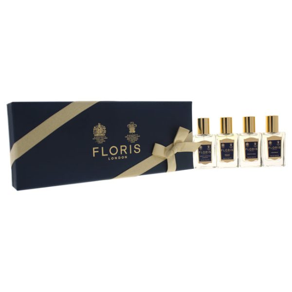 Floris London Floris London Collection by Floris London for Women - 4 Pc Mini Gift Set 4 x 0.5oz Night Scented Jasmine EDT Spray, Soulle Ambar EDT Spray, White Rose EDT Spray, Chypress EDT Spray Supply