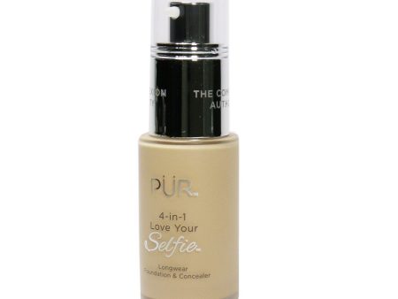 PUR (PurMinerals) 4 in 1 Love Your Selfie Longwear Foundation & Concealer - #LG3 Bone (Very Fair Skin With Neutral Undertones)  30ml 1oz Fashion