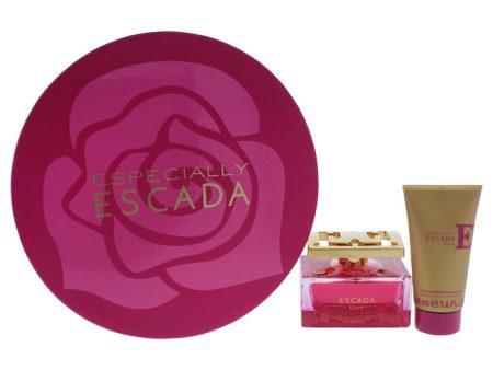 Escada Escada Especially Elixir by Escada for Women - 2 Pc Gift Set 2.5oz EDP Spray, 1.6oz Preious Body Moisturizer & Beauty Box Cheap