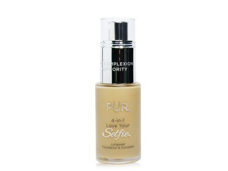 PUR (PurMinerals) 4 in 1 Love Your Selfie Longwear Foundation & Concealer - #MG5 Almond (Golden Medium Skin With Golden Undertones)  30ml 1oz Sale