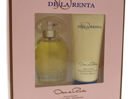 Oscar De La Renta So de la Renta by Oscar De La Renta for Women - 2 Pc Gift Set 3.4oz EDT Spray, 6.7oz Body Lotion Online now