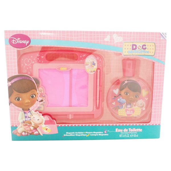 Disney Doc McStuffins by Disney for Kids - 2 Pc Gift Set 3.4oz EDT Spray, Magnetic Scribbler For Cheap