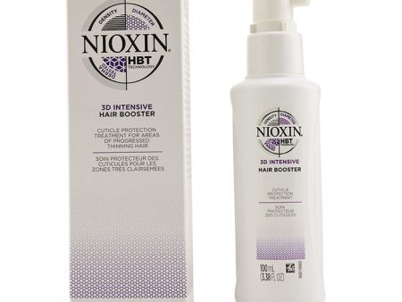 Nioxin 3D Intensive Hair Booster (Cuticle Protection Treatment For Areas Of Progressed Thinning Hair) 100ml 3.38oz Fashion