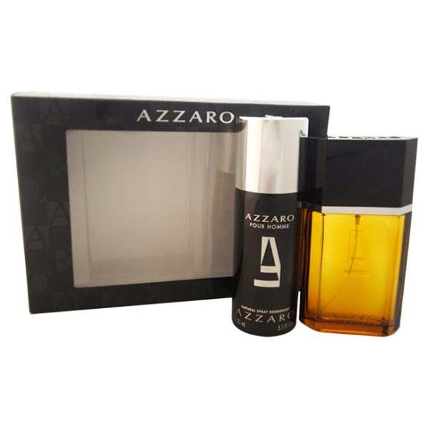 Azzaro Loris Azzaro by Azzaro for Men - 2 Pc Gift Set 3.4oz EDT Spray, 5.1oz Deodorant Spray Fashion