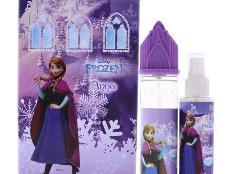 Disney Frozen Anna by Disney for Kids - 2 Pc Gift Set 3.4oz EDT Spray, 3.4oz Body Mist Sale