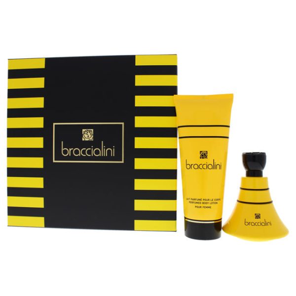 Braccialini Braccialini by Braccialini for Women - 2 Pc Gift Set 3.4oz EDP Spray, 6.8oz Body Lotion Supply