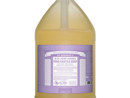 Dr. Bronner s Pure-Castile Soap Liquid (Hemp 18-in-1) Lavender 3780ml Cheap