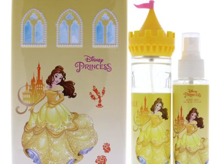 Disney Belle by Disney for Kids - 2 Pc Gift Set 3.4oz EDT Spray, 3.4oz Body Mist For Sale