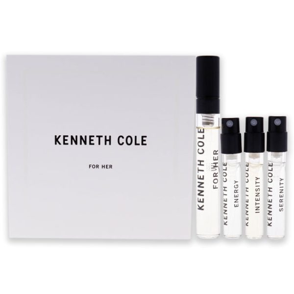 Kenneth Cole Kenneth Cole For Her by Kenneth Cole for Women - 4 Pc Gift Set 0.13oz EDP Spray Vial Mini, 0.5 oz Serenity EDT Spray Vial MIni, 0.5 oz Energy EDT Spray Vial MIni, 0.5 oz Intensity EDT Spray Vial Mini Sale