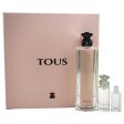 Tous Tous Silver by Tous for Women - 3 Pc Gift Set 3oz EDT Spray, 0.5oz EDT Spray, 0.15oz EDT Mini Splash Online Sale