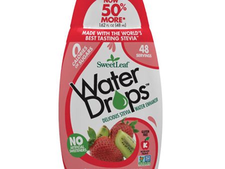 Sweet Leaf Stevia Water Drops Strawberry Kiwi 48ml For Sale