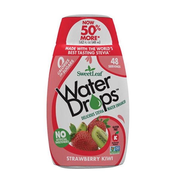 Sweet Leaf Stevia Water Drops Strawberry Kiwi 48ml For Sale