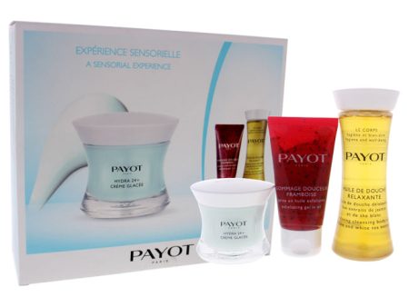 Payot Hydra 24 Plus Creme Glacee Set by Payot for Women - 3 Pc 1.7oz Cream, 1.7oz Gel, 4.2oz Body Oil Online Sale