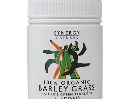 Synergy Natural Organic Barley Grass Powder 200g Supply